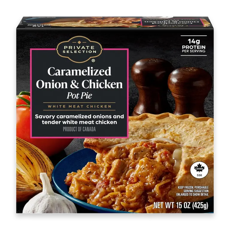 Caramelized Onion and Chicken Pot Pie
