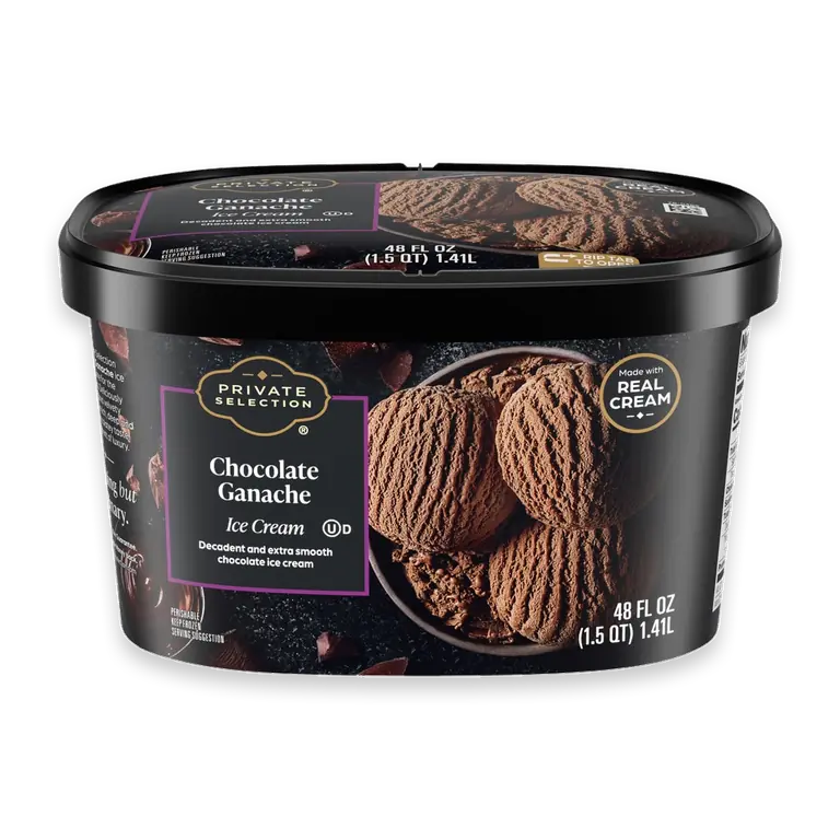 Chocolate Ganache Ice Cream Tub