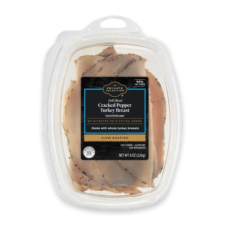 Cracked Pepper Deli Turkey Breast Sliced