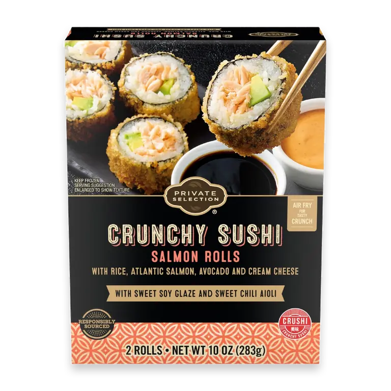 Crunchy Sushi Salmon Rolls
