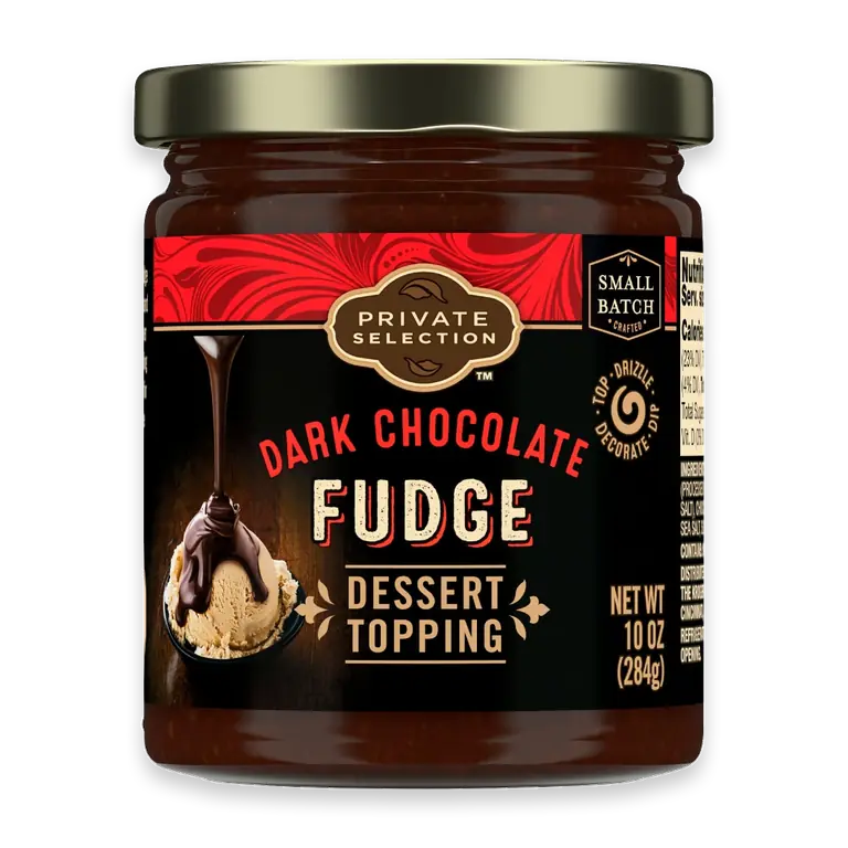 Dark Chocolate Fudge Dessert Topping