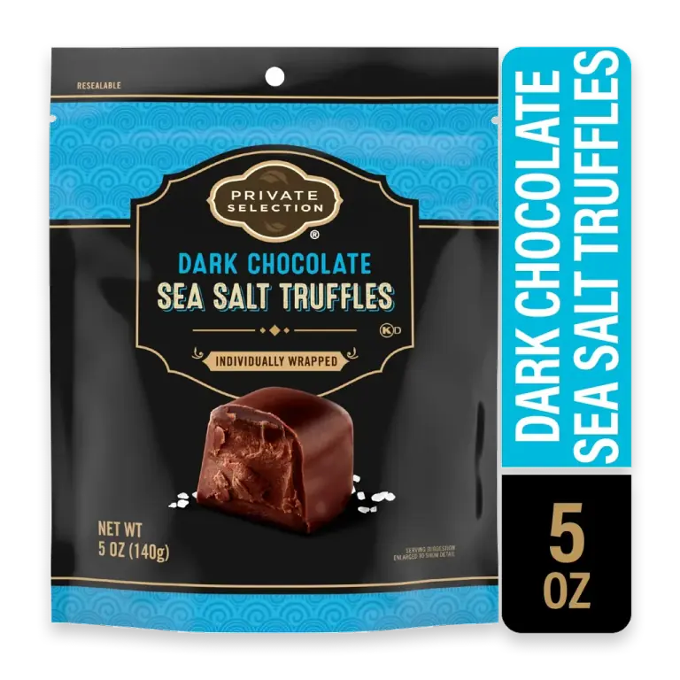 Dark Chocolate Sea Salt Truffles Bag