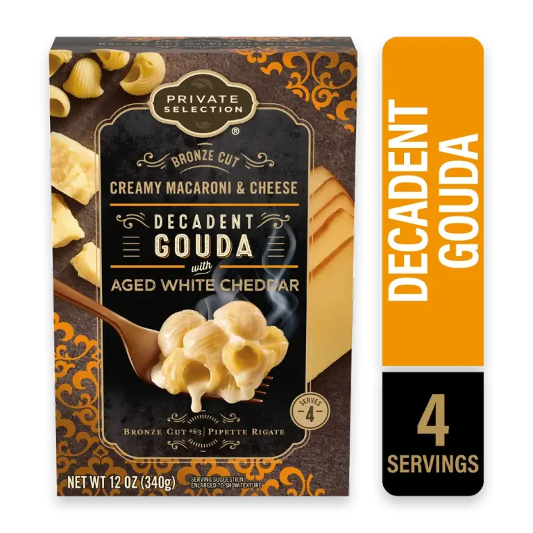 Decadent Gouda with Aged White Cheddar Macaroni and Cheese