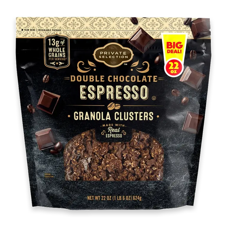 Double Chocolate Espresso Granola Clusters BIG DEAL!