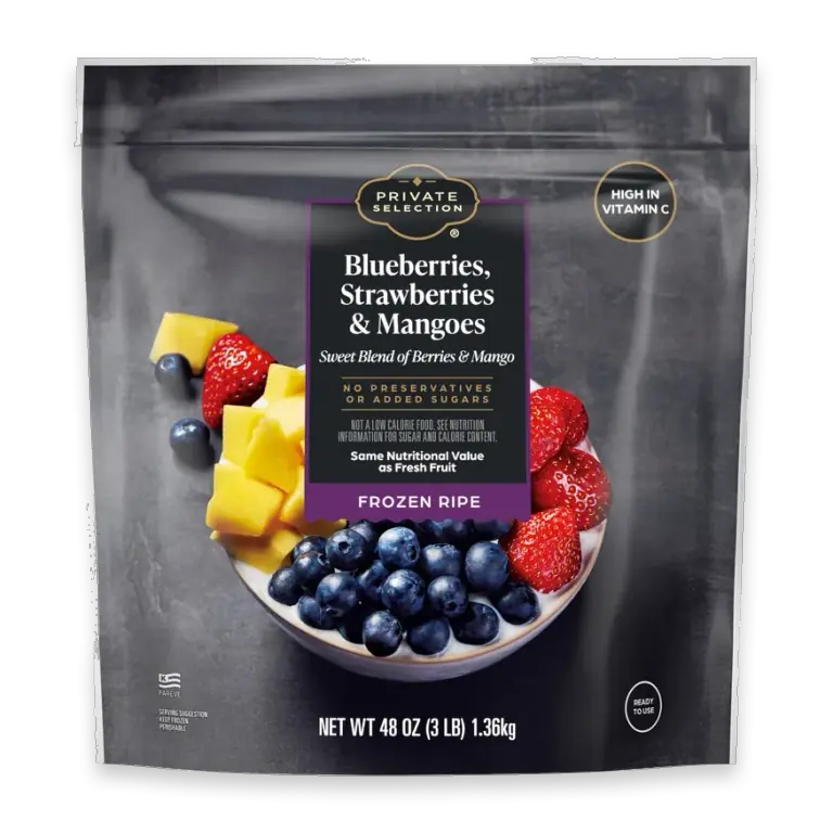 Frozen Blueberries Strawberries & Mangoes