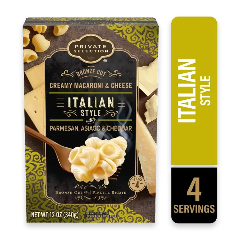 Italian Style Parmesan Asiago and Cheddar Macaroni and Cheese