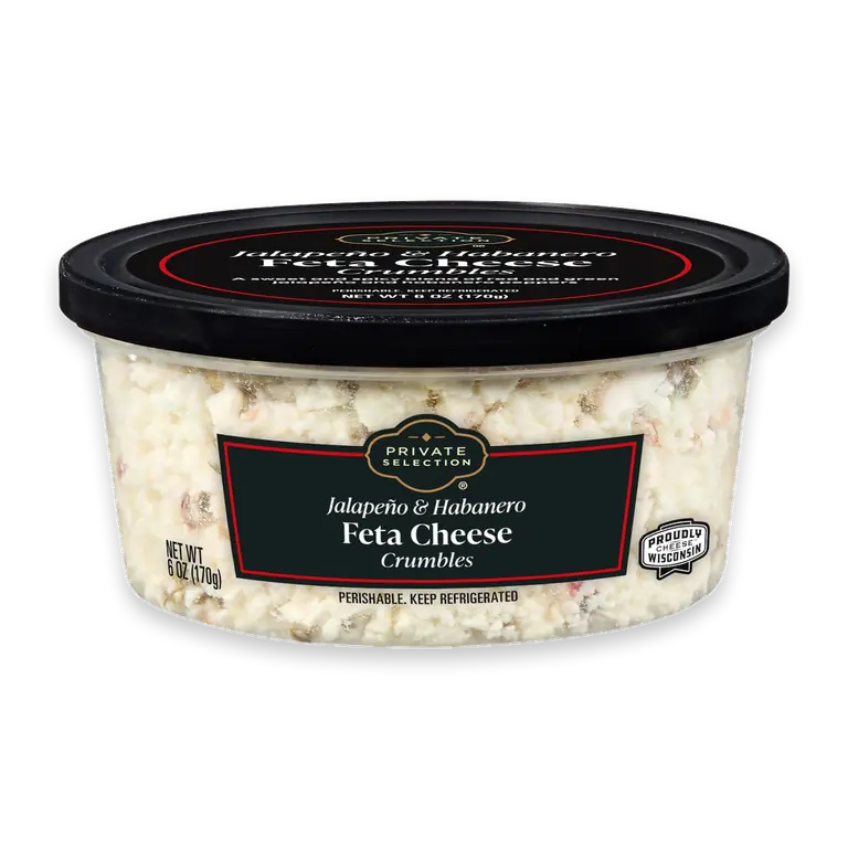 Jalapeno and Habanero Feta Cheese Crumbles