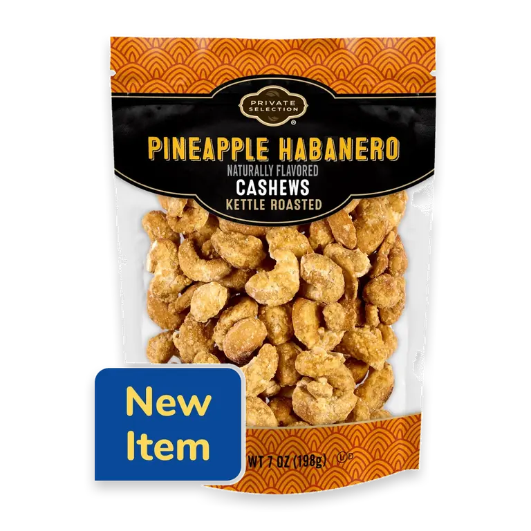 Kettle Roasted Pineapple Habanero Cashews