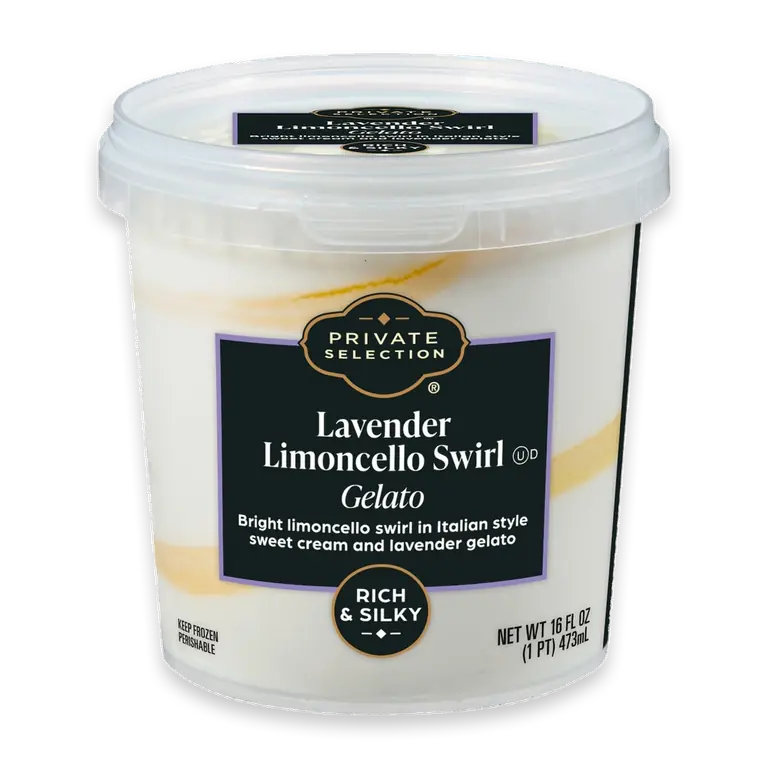 Lavender Limoncello Swirl Gelato Pint