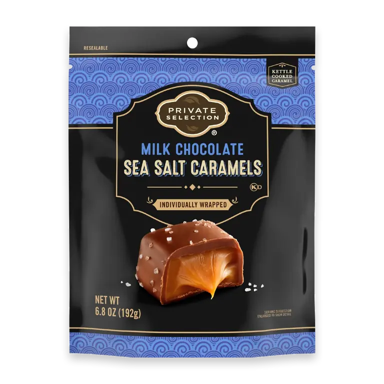 Milk Chocolate Sea Salt Caramels Bag