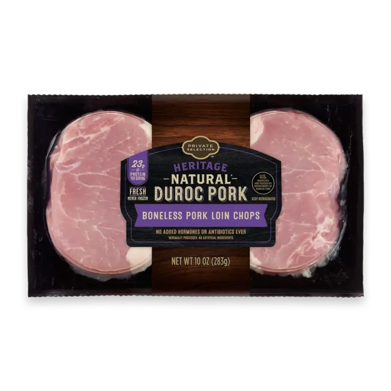 Natural Duroc Pork Loin Chops Boneless