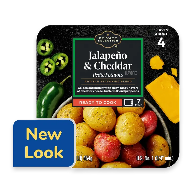 Petite Potatoes with Cheddar and Jalapeno Seasoning Blend