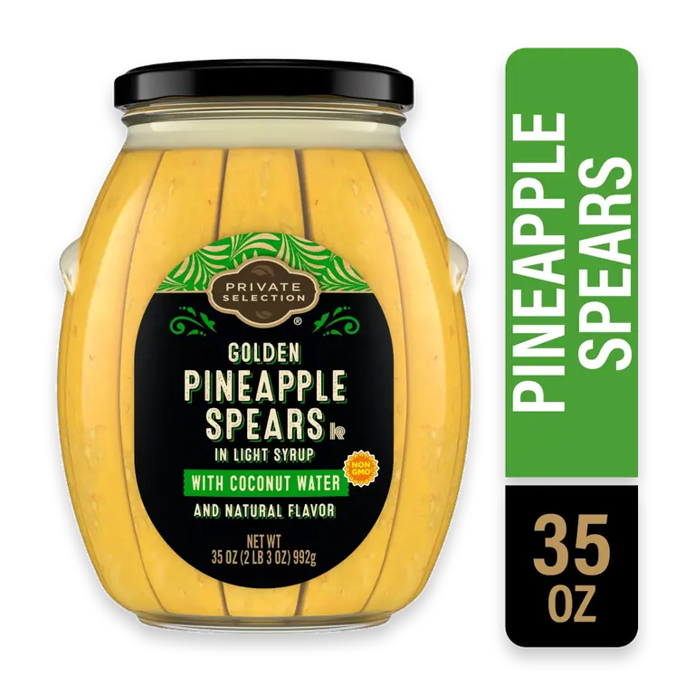Pineapple Spears in Light Syrup With Coconut Water