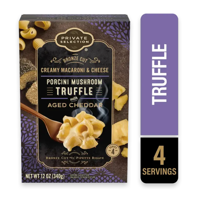 Porcini Mushroom Truffle with Aged Cheddar Macaroni and Cheese