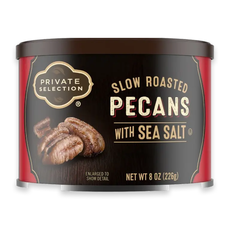 ROASTED AND SALTED PECANS - PRIVATE SELECTION - 8 OZ