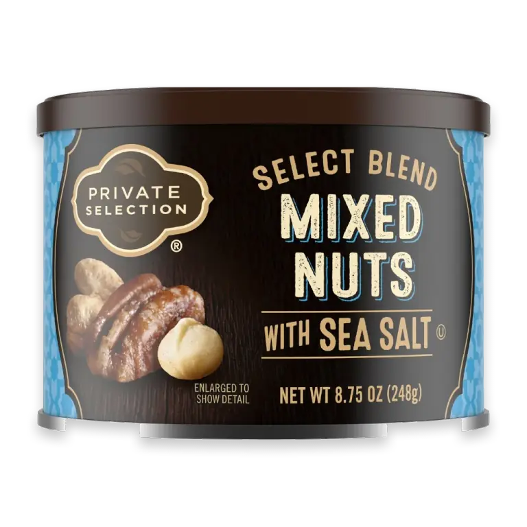 SELECT BLEND MIXED NUTS WITH SEA SALT - PRIVATE SELECTION - 8.75 OZ