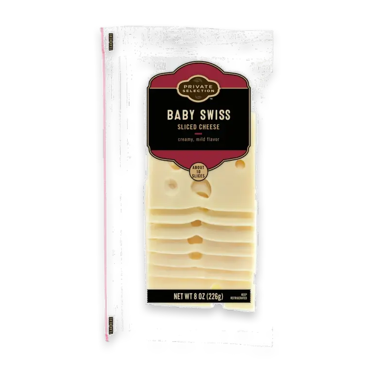 Sliced Baby Swiss Cheese