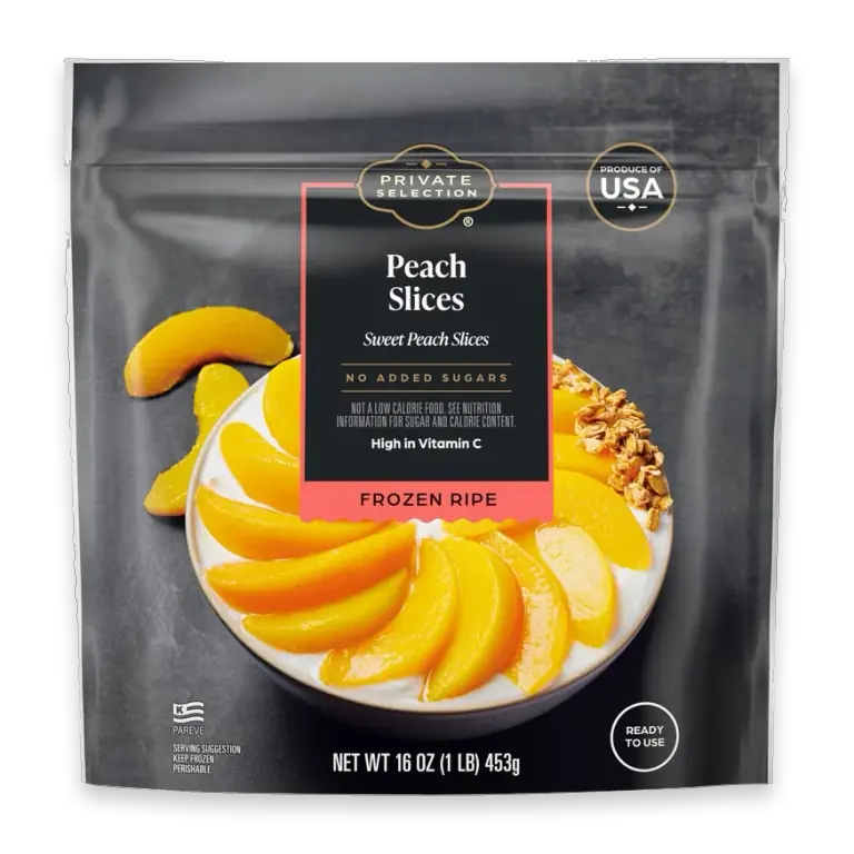 Sliced Freestone Frozen Peaches