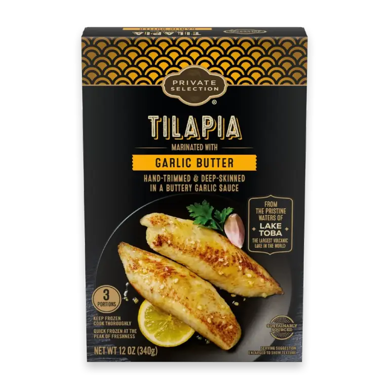 Tilapia Marinated in Garlic Butter