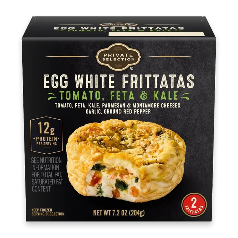 Tomato Feta and Kale Egg White Frittatas