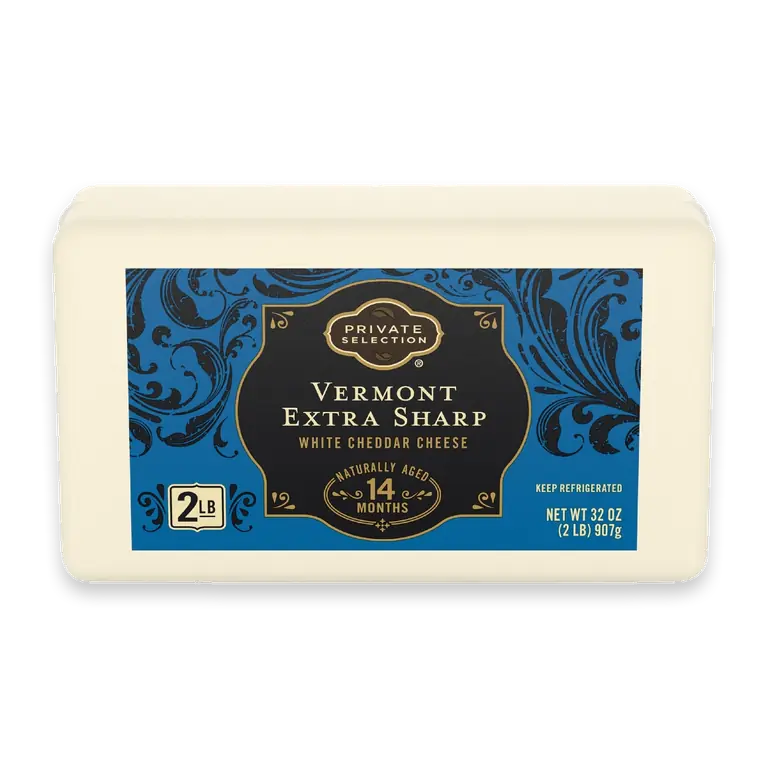 Vermont Extra Sharp White Cheddar Block Cheese