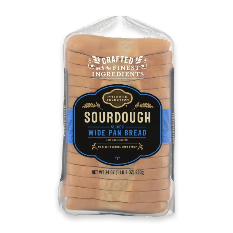 Wide Pan Sourdough Bread