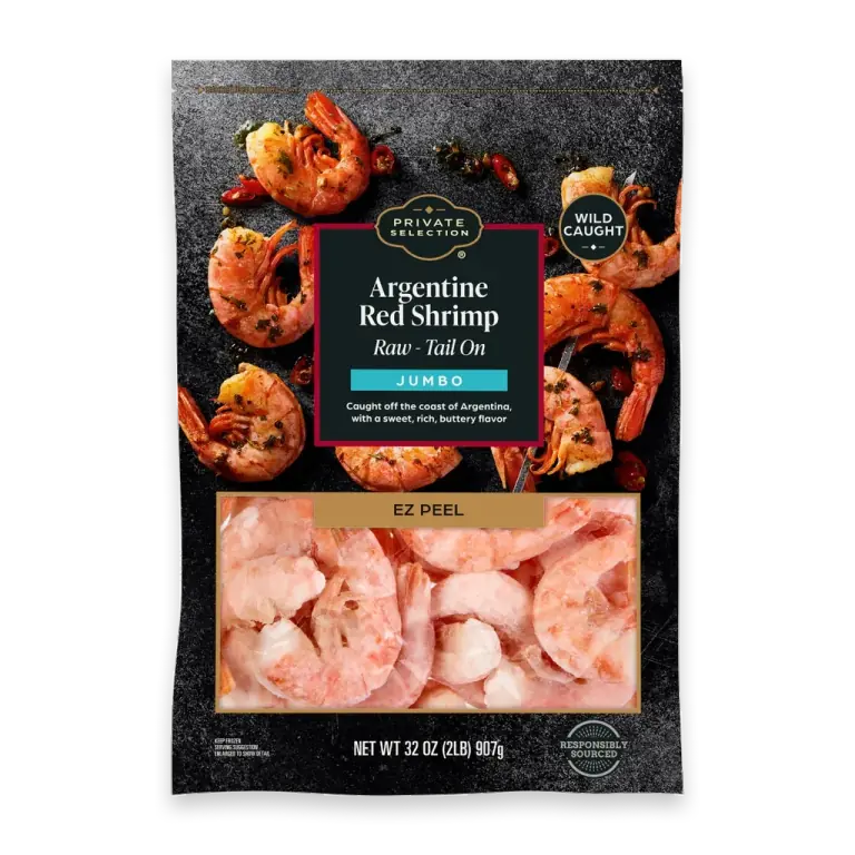 Wild Caught Jumbo Raw Argentine Red Shrimp EZ Peel