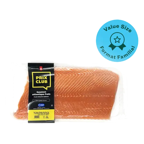 Salmon Fillet Skin Off medium weight of 908 g