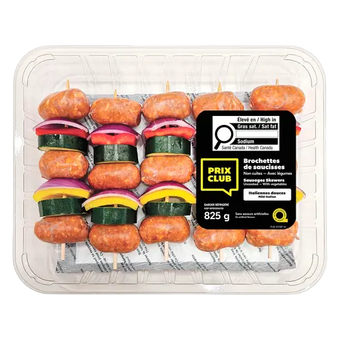 Sausages kebabs With vegetable 5 x 165 g