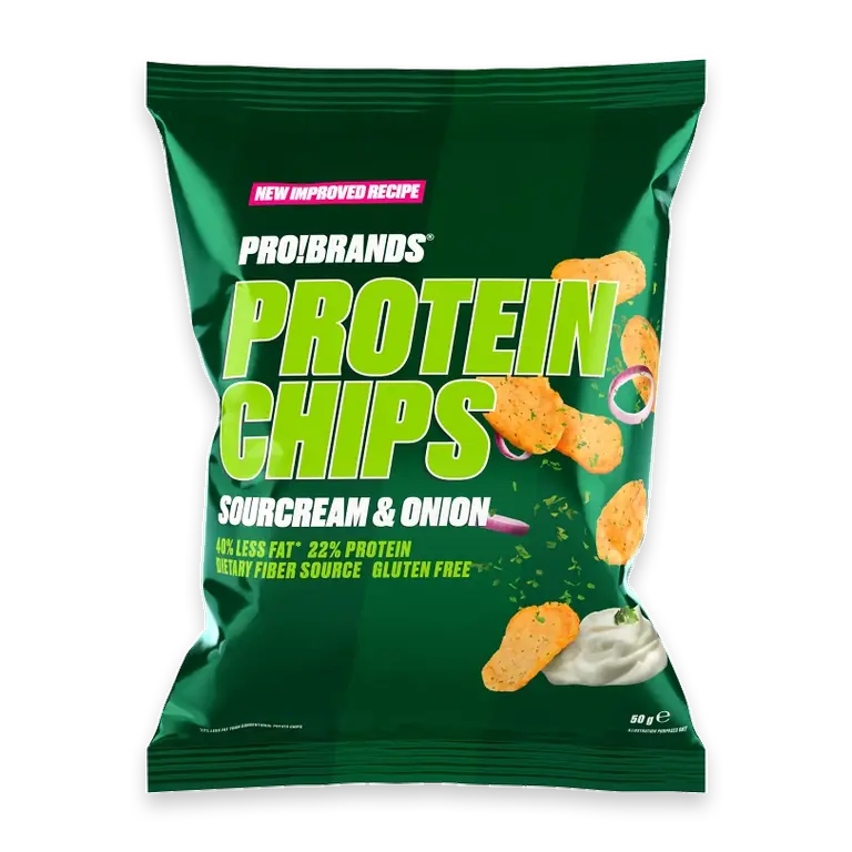 Proteinchips Sourcream and onion 50g