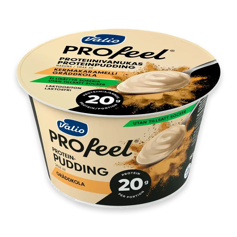 Proteinpudding Gräddkola Laktosfri 1,5% 180g Valio PROfeel®