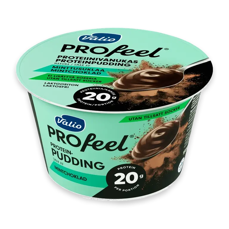 Proteinpudding Mintchoklad Laktosfri 1,5% 180g Valio PROfeel®