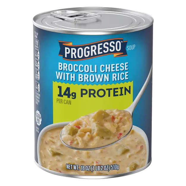 Gluten Free 14g Protein Broccoli Cheese with Brown Rice Soup