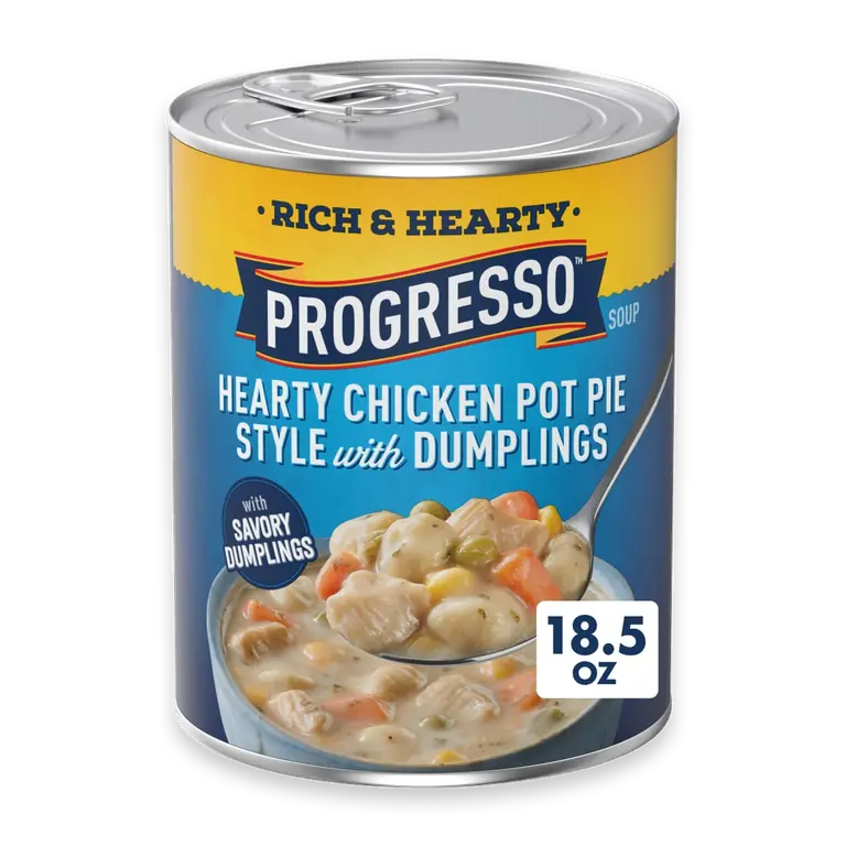 Hearty Chicken Pot Pie Style with Dumplings Canned Soup