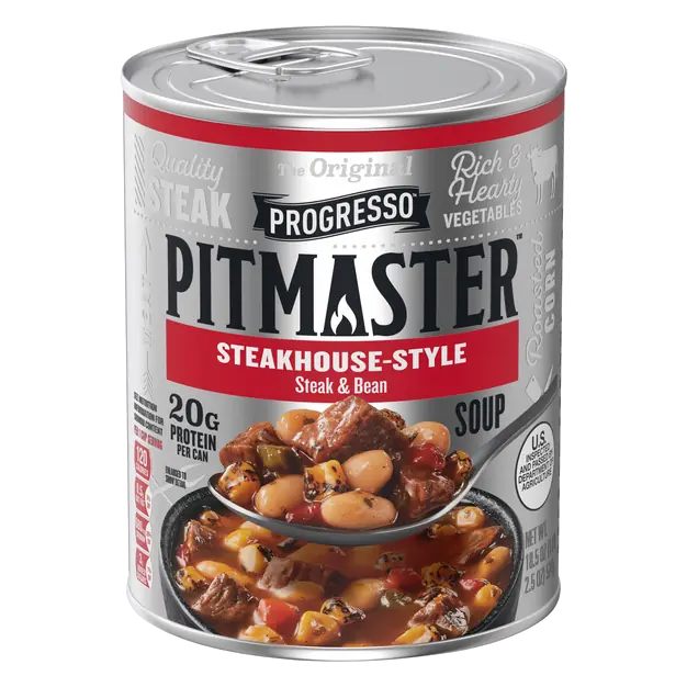 Pitmaster Gluten Free Steakhouse-Style Steak & Bean Soup