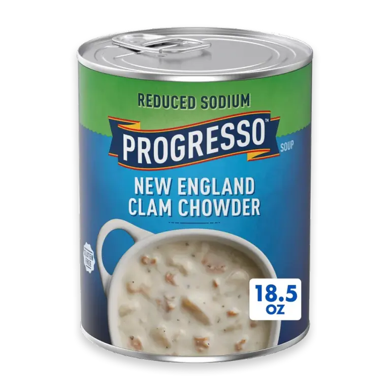 Reduced Sodium New England Clam Chowder Canned Soup