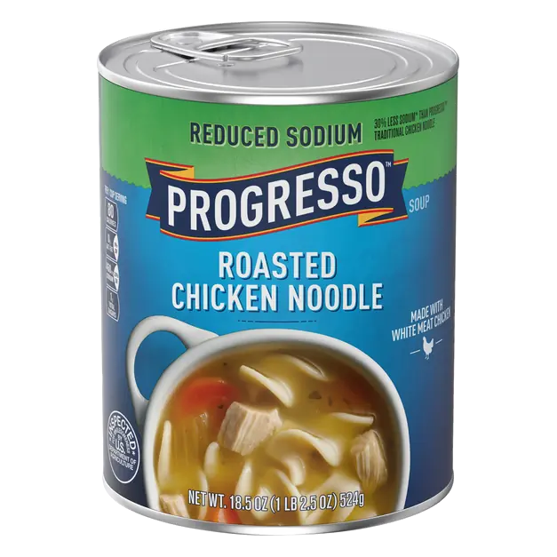 Reduced Sodium Roasted Chicken Noodle Soup