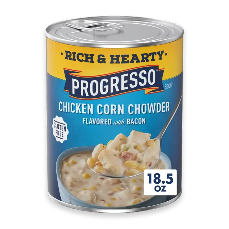 Rich and Hearty Chicken Corn Chowder Canned Soup