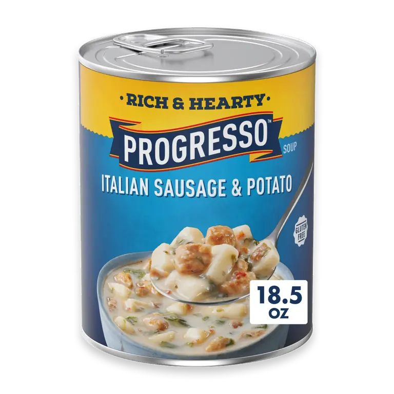 Rich & Hearty Gluten Free Italian Sausage & Potato Canned Soup