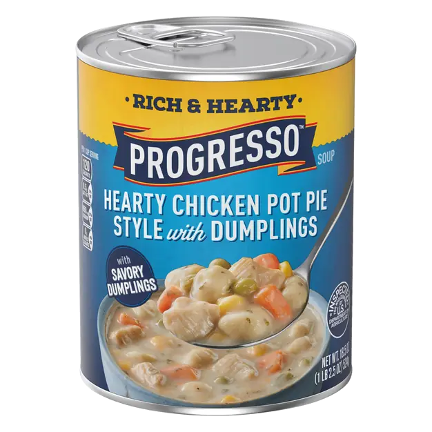 Rich & Hearty Hearty Chicken Pot Pie Style with Dumplings Soup