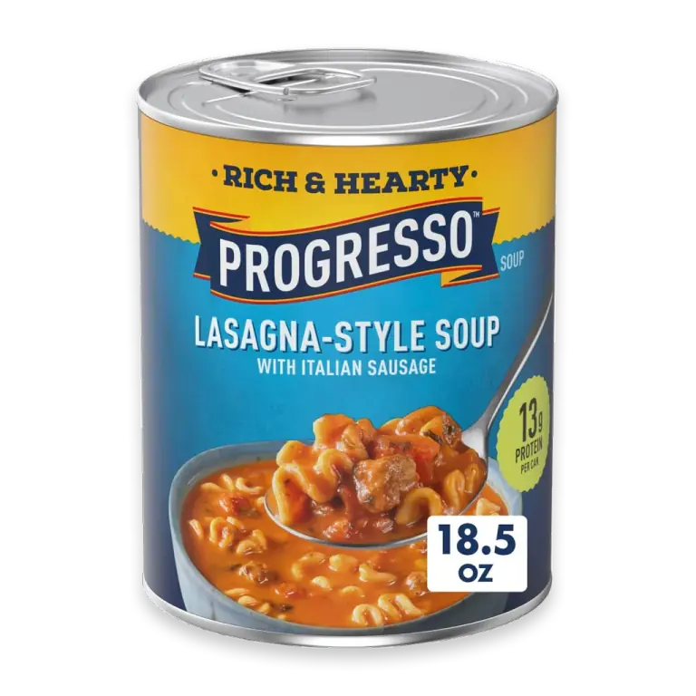 Rich & Hearty Lasagna-Style With Italian Sausage Soup