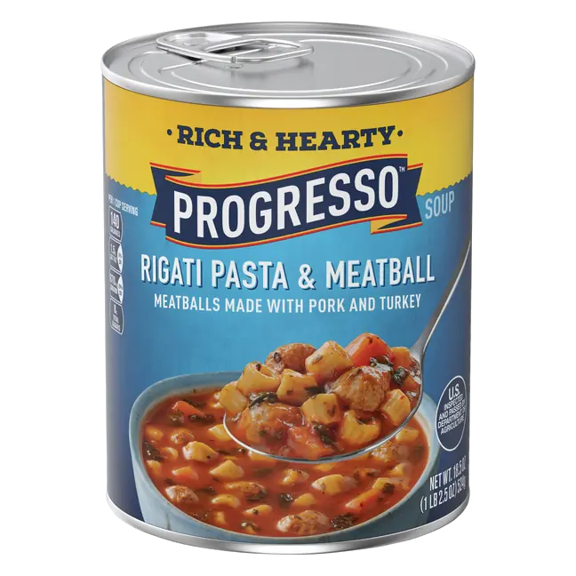 Progresso Soup, Rigati Pasta & Meatball