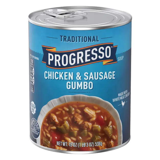 Traditional Chicken & Sausage Gumbo Soup