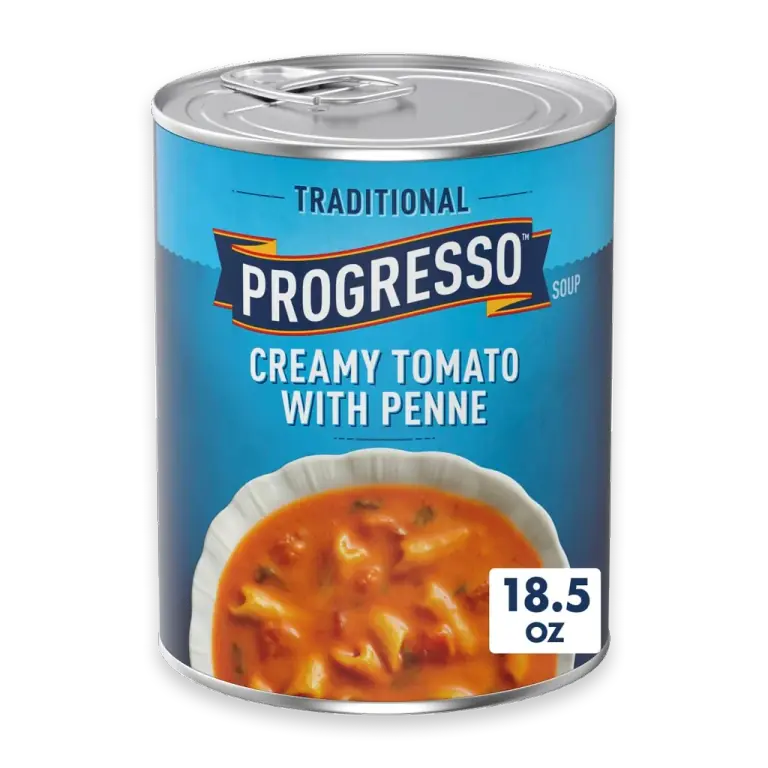 Traditional Creamy Tomato with Penne Soup