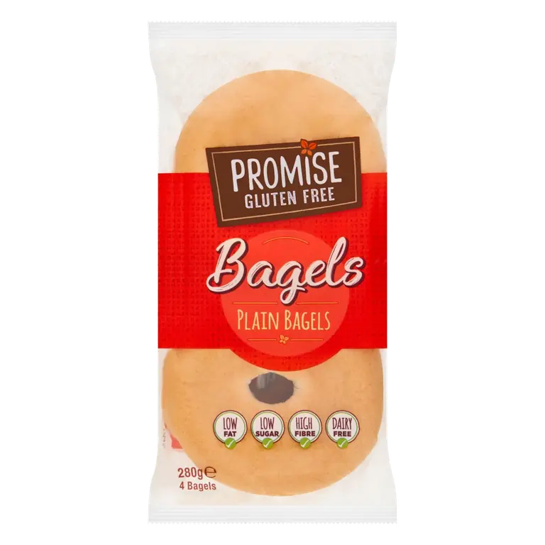 Free From Gluten Free Plain Bagels 4 pack