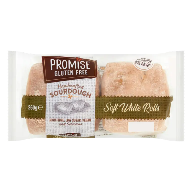 Handcrafted Sourdough Soft White Rolls 260g