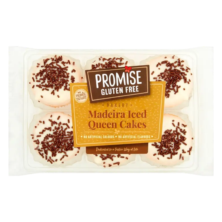 Gluten Free Madeira Iced Queen Cakes 240g