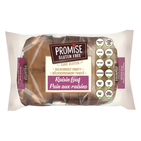 Promise Gluten-Free Raisin Bread 400 g (frozen)