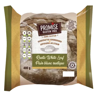 Promise Gluten-Free Vegan Rustic White Cob Loaf 400 g (frozen)