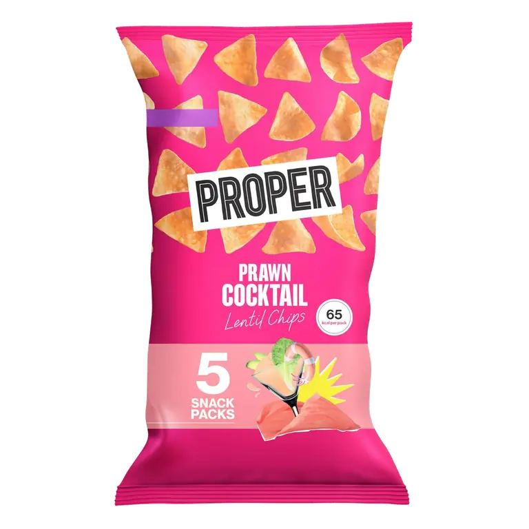 5 x 14g Prawn Cocktail Multipack Lentil Chips